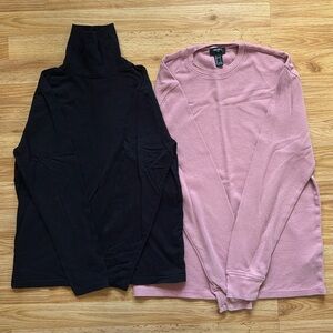 Men’s Long Sleeved Bundle - both size S